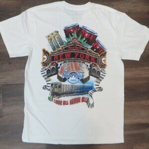 Hard Rock Cafe T-Shirt - New York City - Music/Love/Retro - LARGE